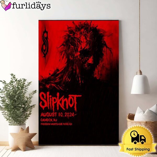 Slipknot Tour At Freedom Mortgage Pavilion Camden NJ Poster Canvas