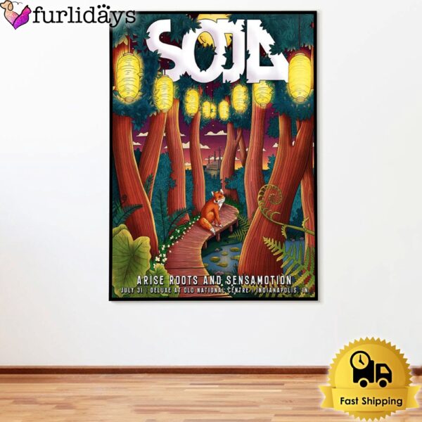 Soja Tour On July 31 2024 At Old National Centre Indianapolis IN Poster Canvas