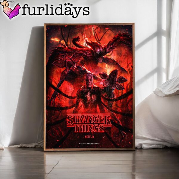 Stranger Things 5 Monter Poster Canvas