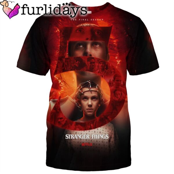 Stranger Things 5 The Final Season Eleven Ele All Over Print T Shirt