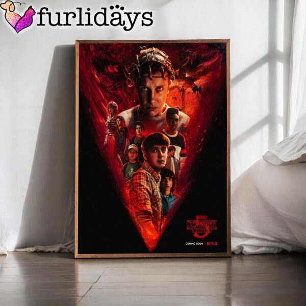 Stranger Things 5 The Final Season Eleven Will And Friends Poster Canvas