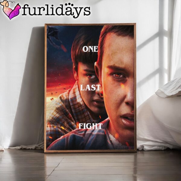 Stranger Things 5 The Final Season Eleven Will One Last Fight Poster Canvas
