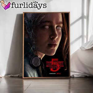 Stranger Things 5 The Final Season Max Eyes Headphone Poster Canvas