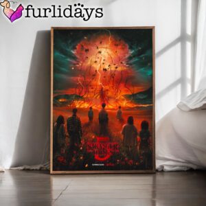 Stranger Things Season 5 Final Poster Canvas