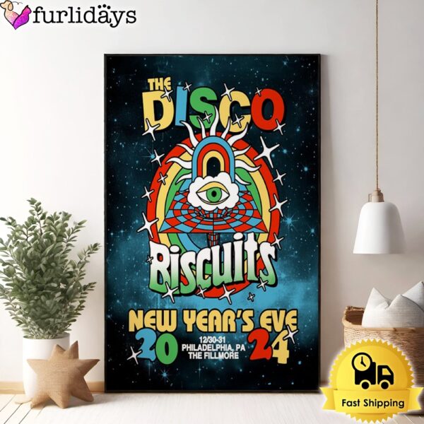 The Disco Biscuits Dec 30-31 2024 The Fillmore Philadelphia PA Poster Canvas