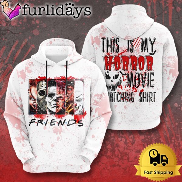 This Is My Horror Movie Watching Shirt All Over Print Hoodie