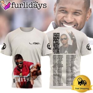 Usher’s Big Play Past Present Future All Over Print T Shirt