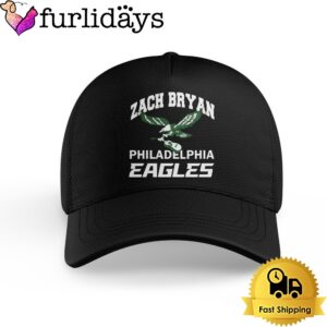 Zach Bryan Philadelphia Eagles Black Classic Cap