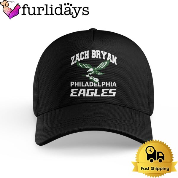 Zach Bryan Philadelphia Eagles Black Classic Cap