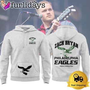 Zach Bryan Tour 2024 Philadelphia Eagles At Lincoln Financial Field Hoodie