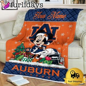 Custom Name NCAA Auburn Tigers Minnie…