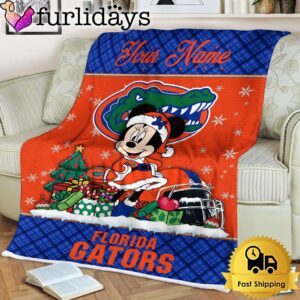 Custom Name NCAA Florida Gators Minnie…