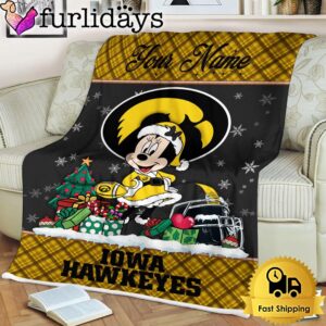 Custom Name NCAA Iowa Hawkeyes Minnie…