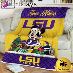 Custom Name NCAA LSU Tigers Minnie…