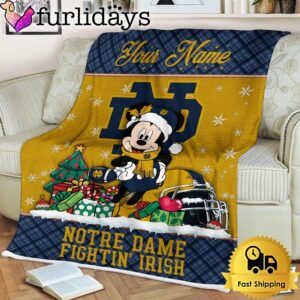 Custom Name NCAA Notre Dame Fighting…