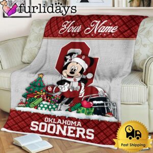 Custom Name NCAA Oklahoma Sooners Mickey…