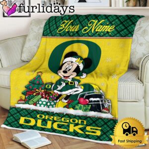 Custom Name NCAA Oregon Ducks Minnie…