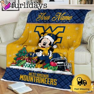 Custom Name NCAA West Virginia Mountaineers…