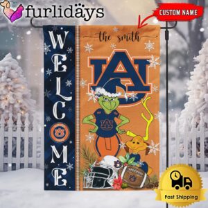 Custom NCAA Auburn Tigers Football Grinch…