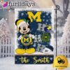 Custom NCAA Michigan Wolverines Mickey Hohoho Christmas Garden Flag