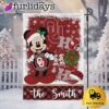 Custom NCAA Oklahoma Sooners Mickey Hohoho Christmas Garden Flag