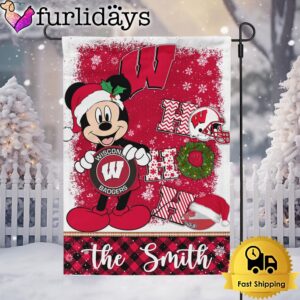 Custom NCAA Wisconsin Badgers Mickey Hohoho…