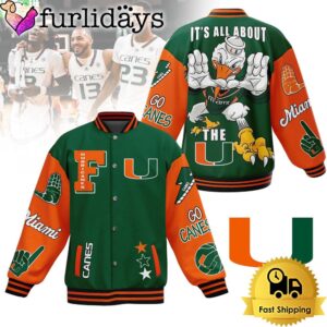 Miami Hurricanes Basketball It’s All About Baseball Jacket