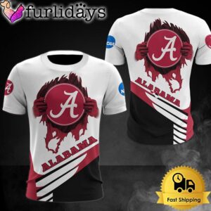 NCAA Alabama Crimson Tide Logo Team All Over Print T Shirt