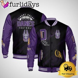 NCAA Albany Great Danes Football Baseball Jacket