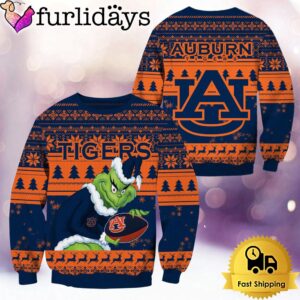 NCAA Auburn Tigers Grinch Custom Name…