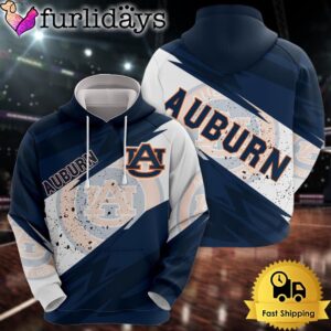 NCAA Auburn Tigers Legendary Logo All Over Print Hoodie