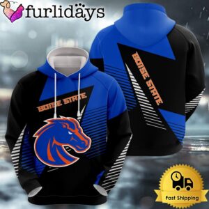 NCAA Boise State Broncos Football Logo 3D Hoodie