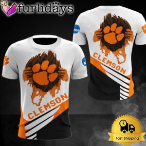 NCAA Clemson Tigers Logo Team All Over Print T Shirt