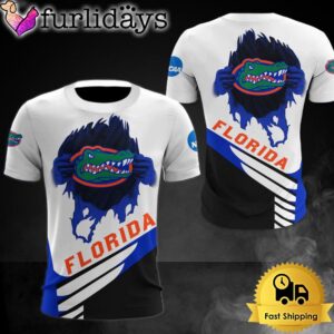 NCAA Florida Gators Logo Team All Over Print T Shirt