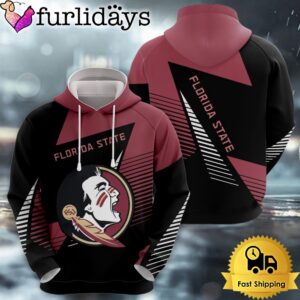 NCAA Florida State Seminoles Football Logo 3D Hoodie