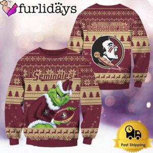 NCAA Florida State Seminoles Grinch Custom…