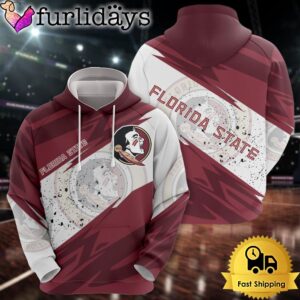 NCAA Florida State Seminoles Legendary Logo All Over Print Hoodie