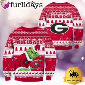 NCAA Georgia Bulldogs Grinch Custom Name…