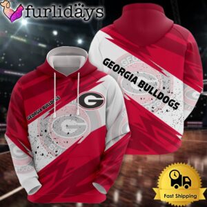 NCAA Georgia Bulldogs Legendary Logo All Over Print Hoodie