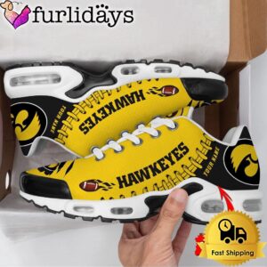 NCAA Iowa Hawkeyes Football Custom Air Max Plus Shoes