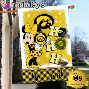 NCAA Iowa Hawkeyes Minnie HOHOHO Christmas…