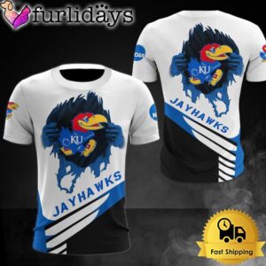 NCAA Kansas Jayhawks Logo Team All Over Print T Shirt