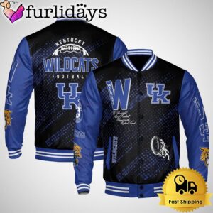 NCAA Kentucky Wildcats Football Baseball Jacket