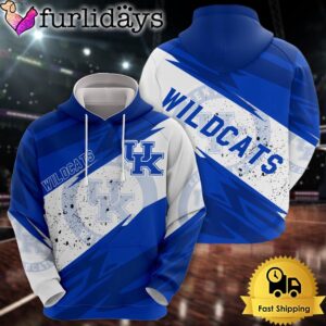 NCAA Kentucky Wildcats Legendary Logo All Over Print Hoodie