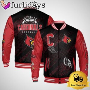 NCAA Louisville Cardinals Football Baseball Jacket