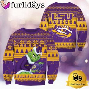 NCAA LSU Tigers Grinch Custom Name…