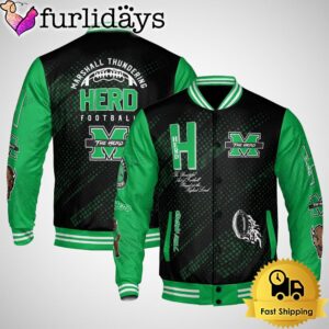 NCAA Marshall Thundering Herd Football Baseball Jacket