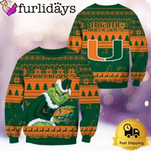 NCAA Miami Hurricanes Grinch Custom Name…