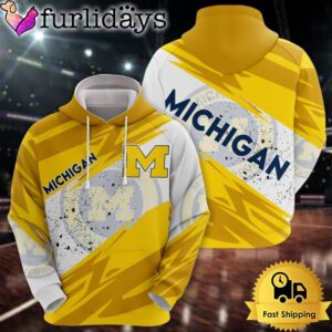 NCAA Michigan Wolverines Legendary Logo All Over Print Hoodie