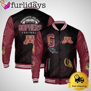 NCAA Minnesota Golden Gophers Football Baseball Jacket